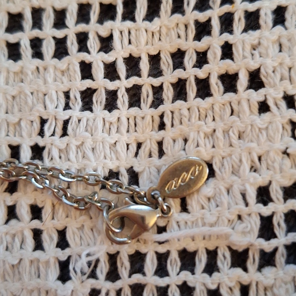 AEO LONG POCKET WATCH NECKLACE AND SHORT CRYSTAL CHOKER - Picture 10 of 11